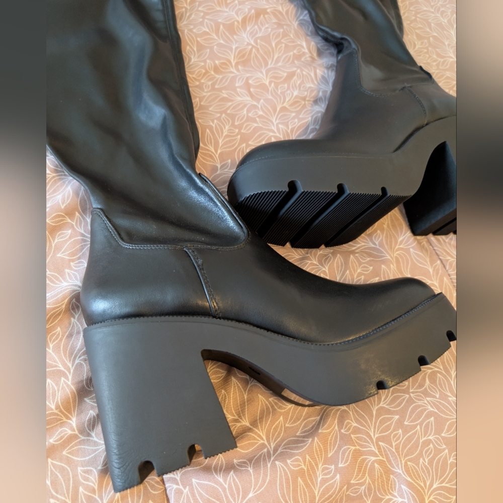NWOB Madden Girl Theresa Knee High Boot Size 9.5 - Picture 3 of 5